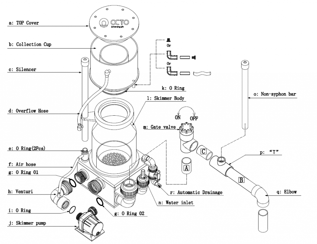Regal Protein Skimmer EXT (3 models available) Reef Octopus